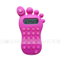 8 Digits Foot Shape Gift Calculator with Various Optional Colors (LC517)